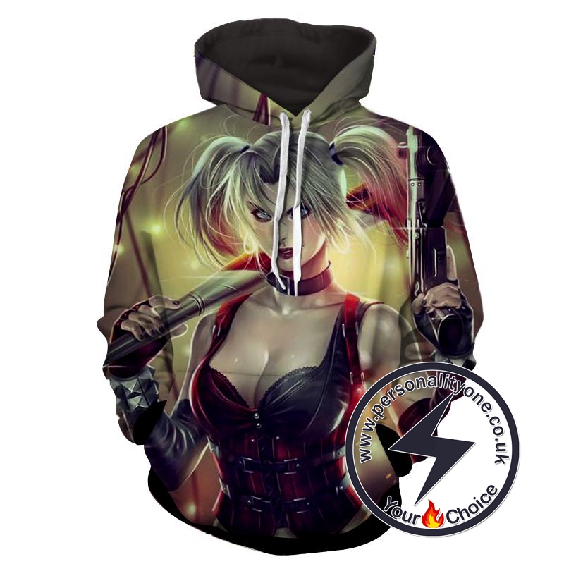 Harley Quinn - Harley Quinn 3D - Hoodies